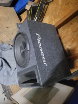 Pioneer Speaker Box 10 Sub Woofer New Excellent Condition 