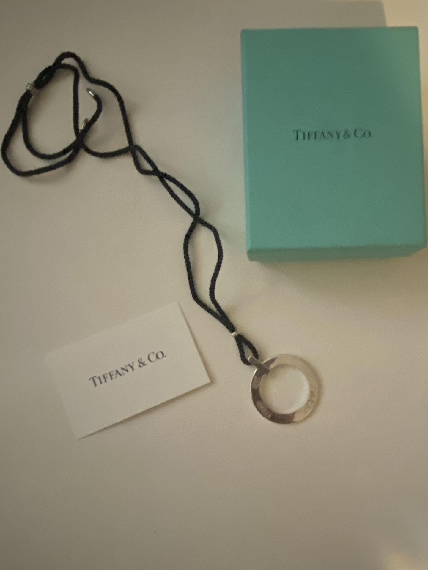 Tiffany & Co Rope Disk Necklace