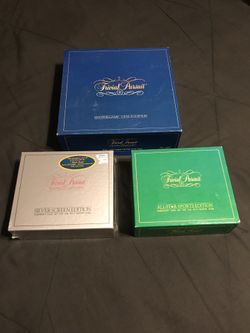 Combo 1981 Trivial Pursuit MasterGame Genus Edition + All-Star Sports Edition + Silver Screen Edition
