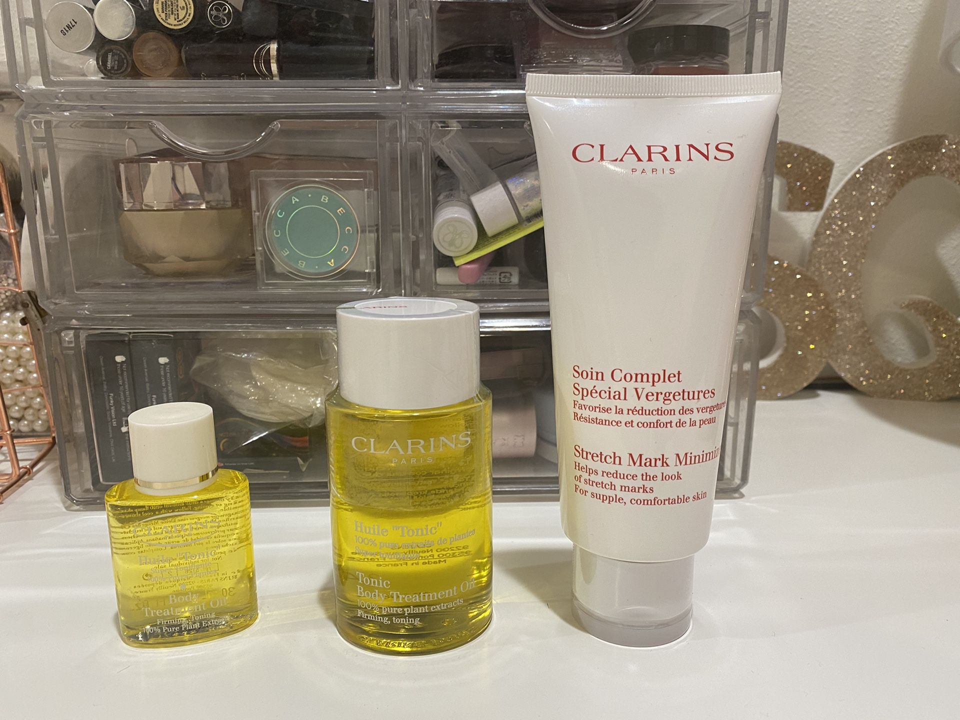 Clarins body treatment set(100ml+200ml+30ml)