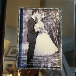 New: ECCOLO Crystal Wedding Album—Silver Plate Photo Album