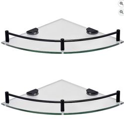 Corner Glass Shelves