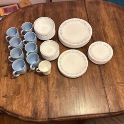 73 Piece Correlle by Corning Dishes 