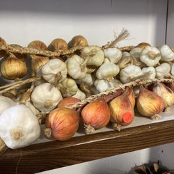 Large Group Of Faux Garlic And Figs
