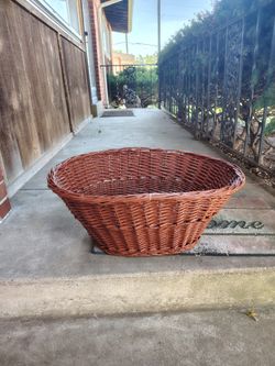 Large wicker basket
