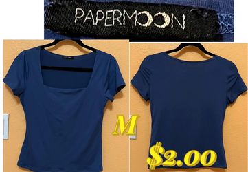 Paper moon blue top size M