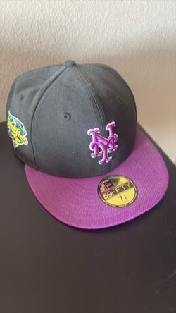New York Mets Purple/Black World Series edition 7 1/8 fitted baseball hat