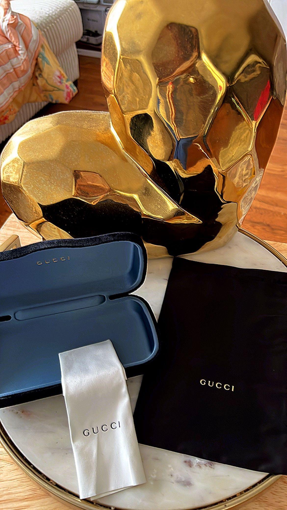 Authentic Gucci Velvet Case Brand New