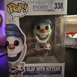 Olaf With Kittens 
