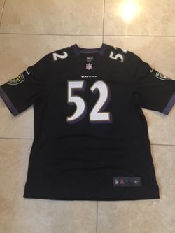 Size large Ray Lewis jersey rare now that he is retired