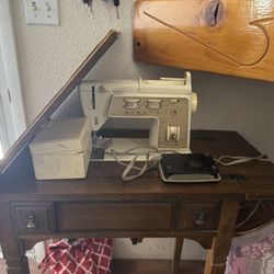 Sewing Machine With Table