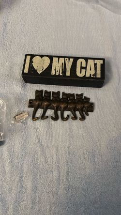Two Cat Key Hangers