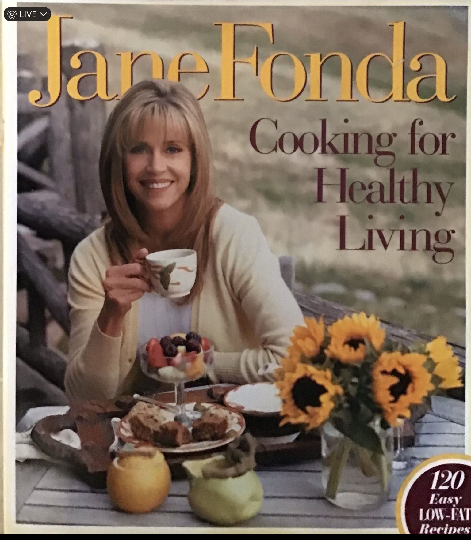 Vintage Cookbook By Jane Fonda 1996