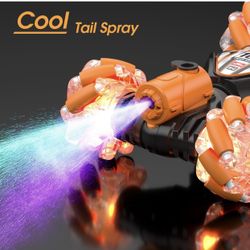 Remote Control Twist Racing Car Toys, Double Sided Rotating Off-Road Vehicle 360° Flips with Lights Music