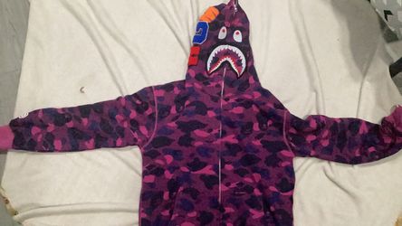Bape hoodie purple*pickupsonly*