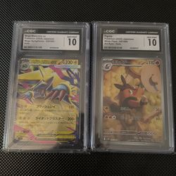 CGC 10 MeGA Manectric EX & Pignite