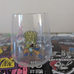 SpongeBob x Dragon Ball Z Custom Rastal Glass (13.5oz)