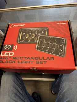 Led 4,6” Rectangular Black