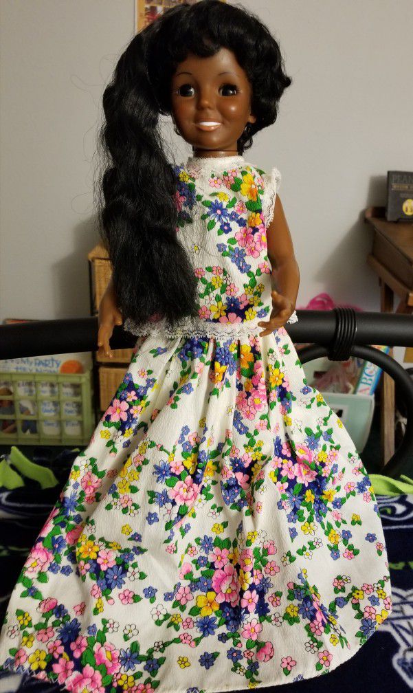 Collectable African American Crissy doll, 1969.