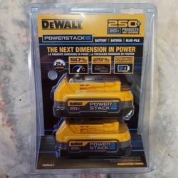 Dewalt New Battery Power Stack Pack X  2 $120