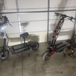 Two Electric Scooters