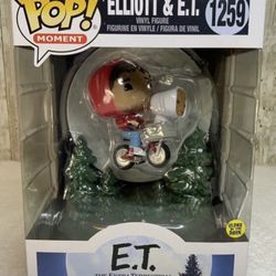 Funko Pop Movie scene E.T Elliott & E.T
