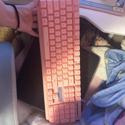 Keyboard Pink LED