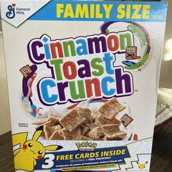25th Anniversary Pokemon Cinnamon Toast Crunch cereal NEW