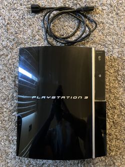 PLAYSTATION 3 - Fat Console & Power cable