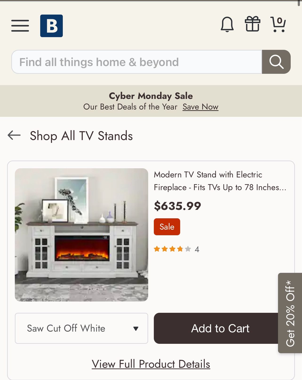 60 Inch Tv Stand With Fireplace Heater Lighting