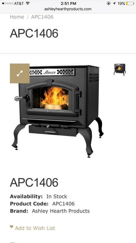 pellet stove ashley apc 1406 like new for Sale in BRODHEADSVLLE, PA -  OfferUp
