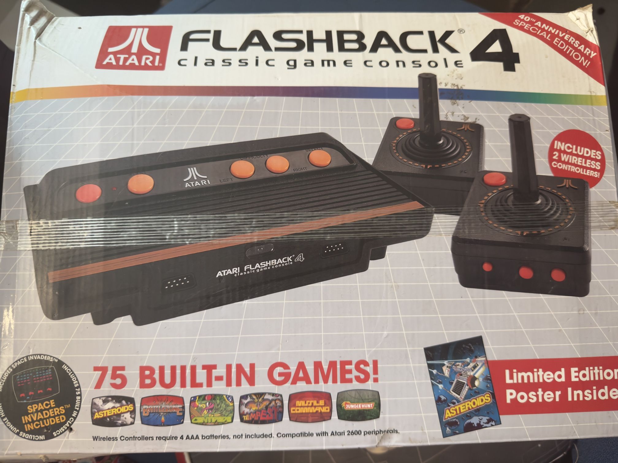 Boxed Atari Flashback 4 Classic Game Console