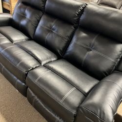 LED LIGHTED STUNNING THEATER RECLINING COUCH
