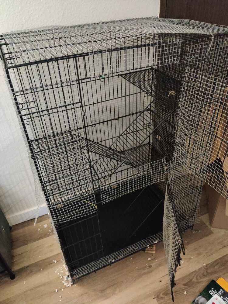 Cage on wheels for rats / ferret / kittens / small animals