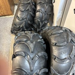 ITP Mud Lite ATV UTV Tires 28x12-12 & 28x10-12 Set