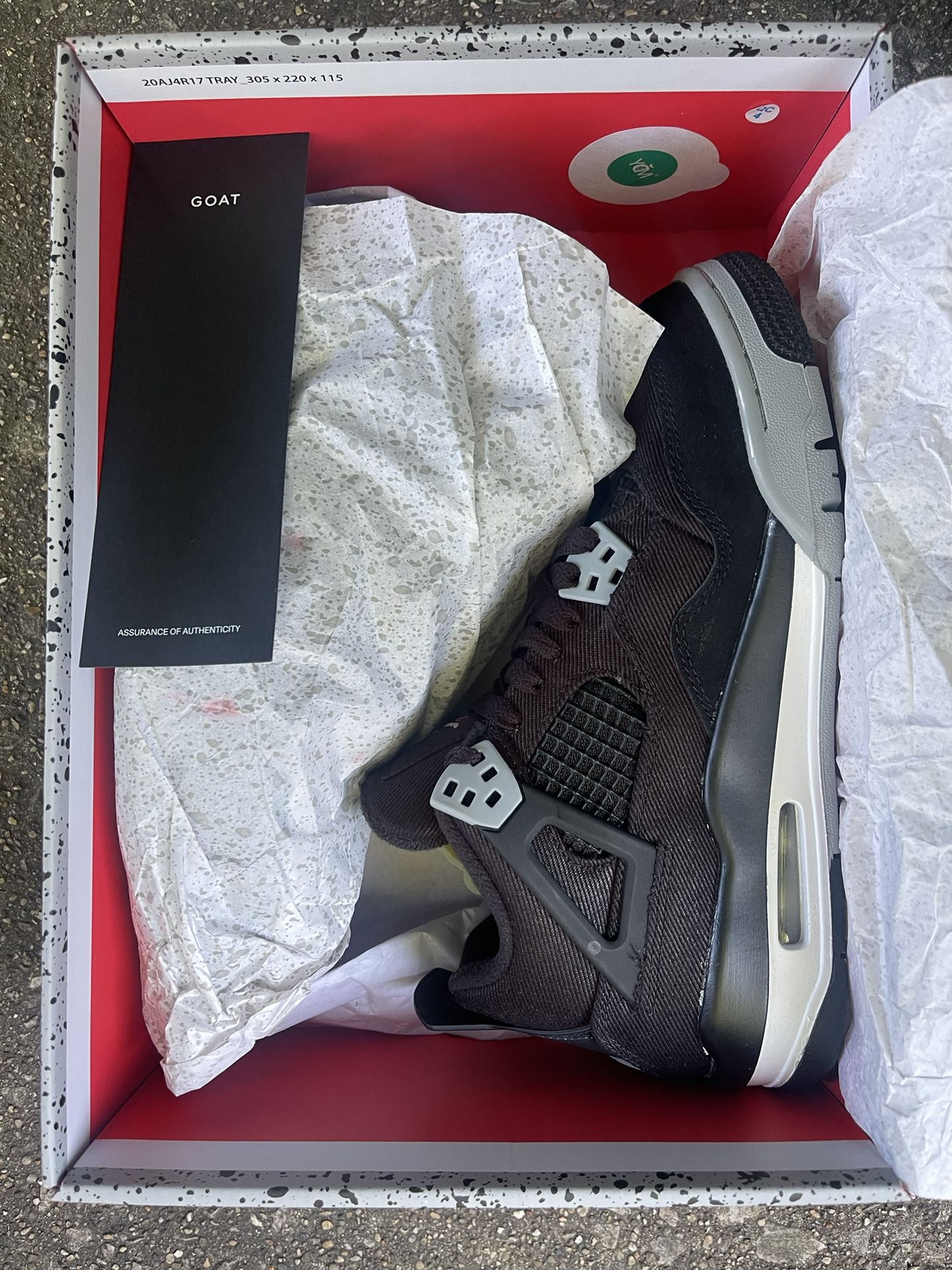 2022 Air Jordan 4 Retro SE GS 'Black Canvas
