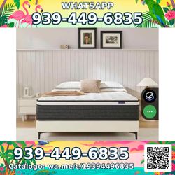 Colchón King Híbrido 10 Pulgadas Memory Foam NUEVO EN CAJA 🛏️🎁