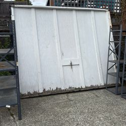 FREE 10 By 8 Wooden Garage Door