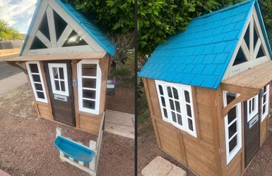 Kidkraft wooden play house