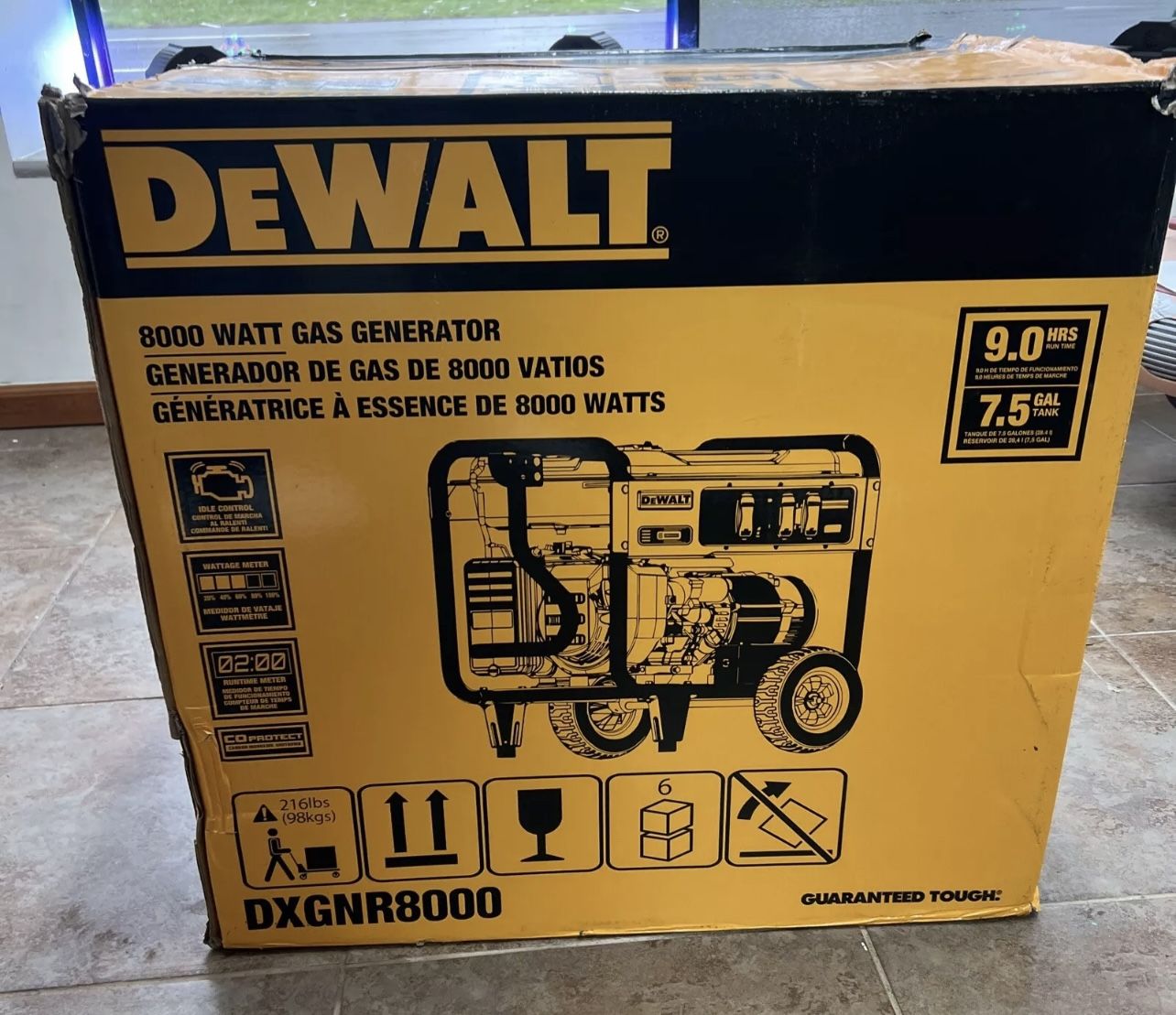 Brand New Dewalt DXGNR8000 Generator