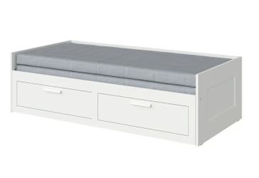 BRIMNES - Twin bed with 2 drawers/2 mattresses - Perfect condition