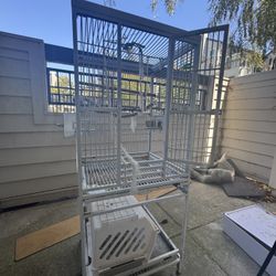 Bird cage White Color 