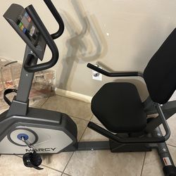 Marcy Magnetic Recumbent Exercise Bike with 8 Resistance Levels