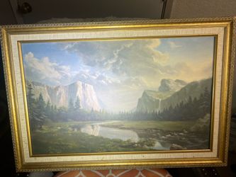 Vintage Yosemite National Park art print