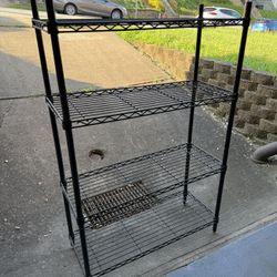 Metro Rack Black 4 Shelf 