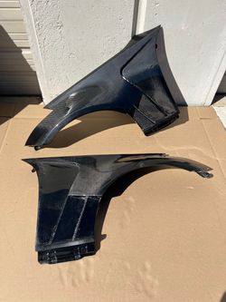 Brand New 2003 - 2008 Nissan 350Z Z33 Carbon Creations AMS GT2 Front Fenders - 2 Piece - Part # 116221   Bumper Body Kit