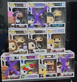 Funko Pop Lot – 7 Figures (No X Items)