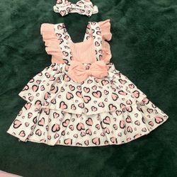Baby Girl Summer Dress With Bow 