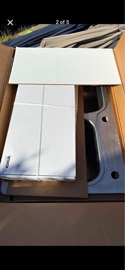 Kohler Stainless Steel Sink and Faucet Package K-R75791-2PC-NA