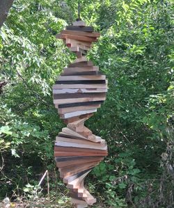 Handcrafted Wood Wind Spinner